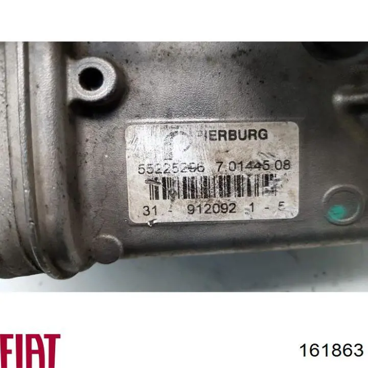 161863 Fiat/Alfa/Lancia радіатор системи рециркуляції ог