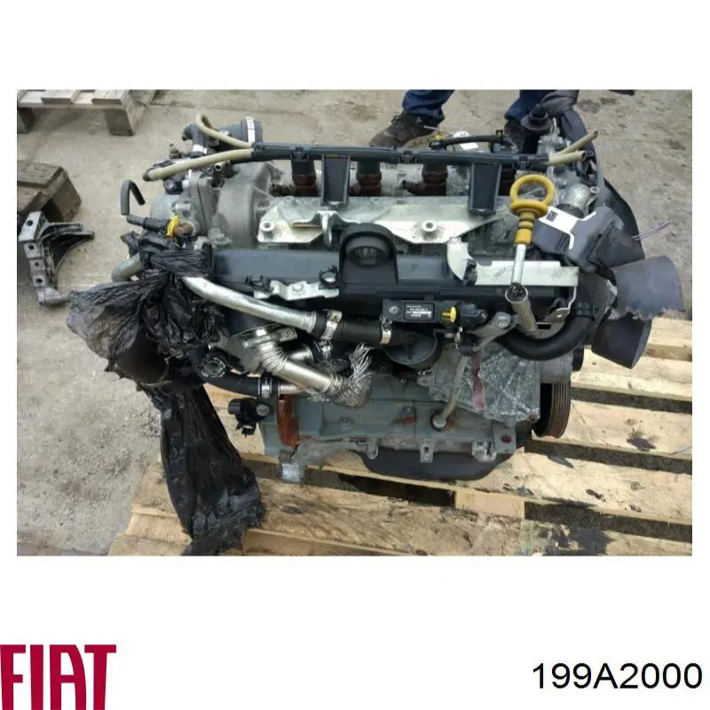 Двигун у зборі Fiat Doblo (223) (Фіат Добло)