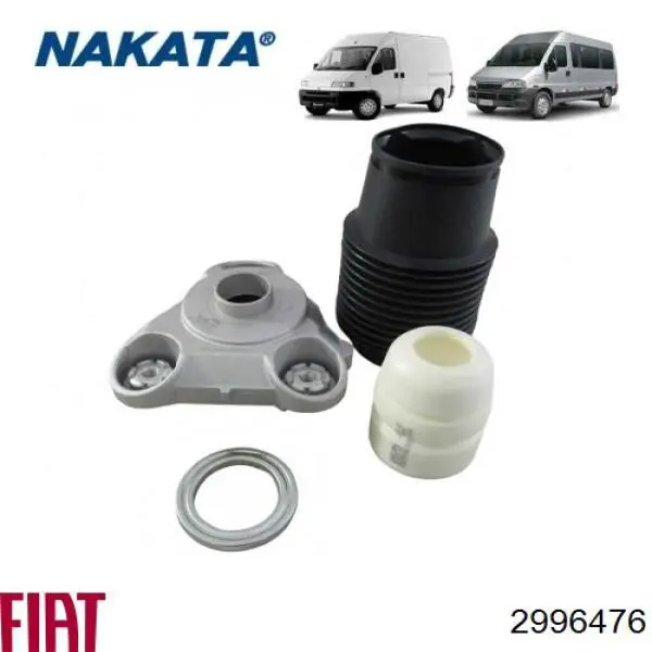 Вкладиші коленвала, корінні, комплект, 2-й ремонт (+0,50) Fiat/Alfa/Lancia 2996476