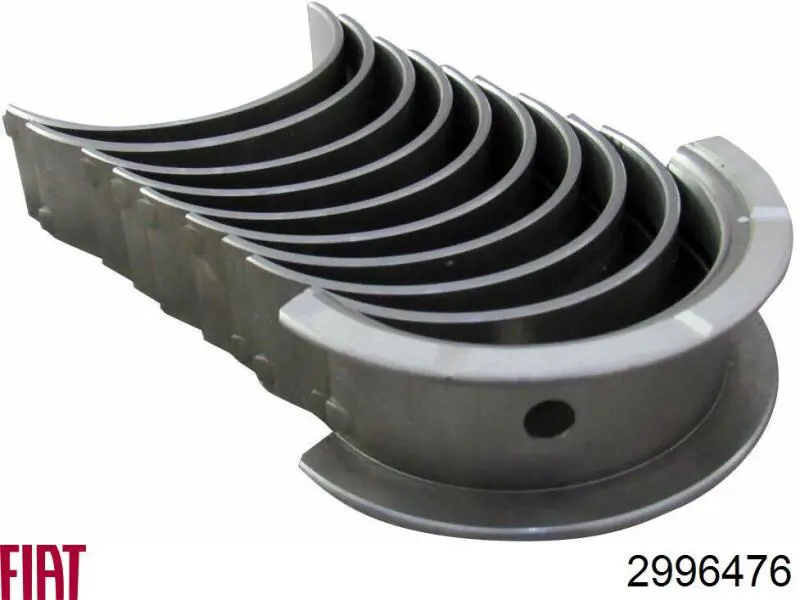Вкладиші колінвала, корінні, комплект, 2-й ремонт (+0,50) Fiat/Alfa/Lancia 2996476 ціна, від 15.37 USD