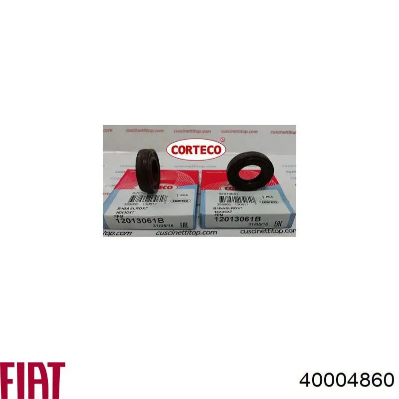 Сальник насосу г/п керма (ГПК) Fiat/Alfa/Lancia 40004860 ціна, від 1.86 USD