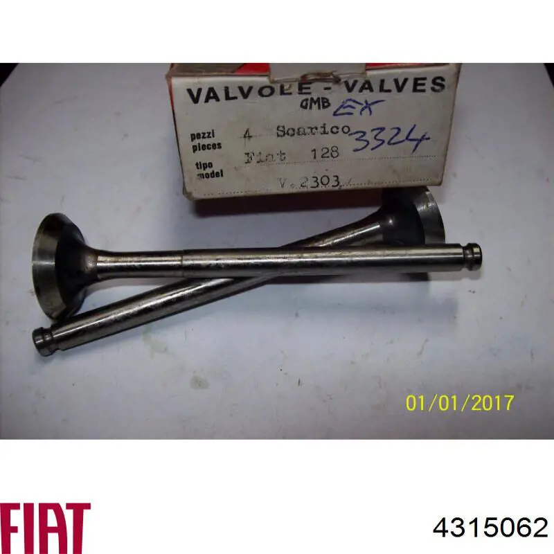 Клапан випускний 3324RCR Freccia