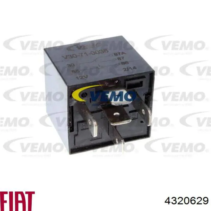 Реле електричне багатофункціональне Fiat/Alfa/Lancia 4320629 ціна, від 3.66 USD