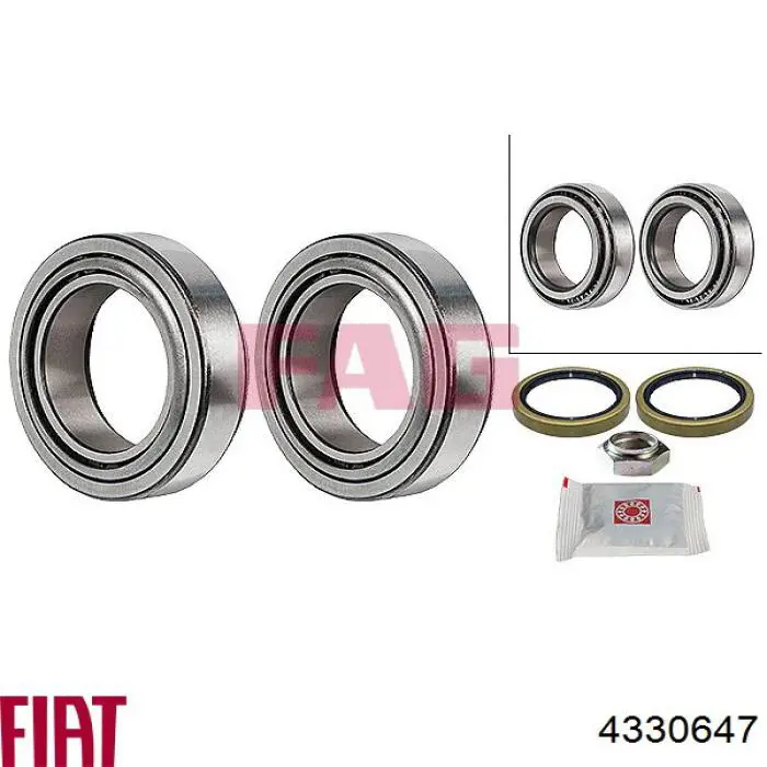Підшипник ступиці 4330647 Fiat/Alfa/Lancia