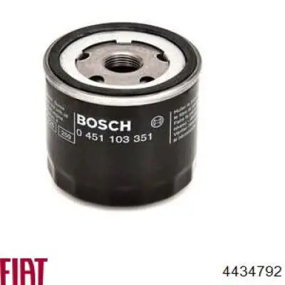Масляний фільтр двигуна Fiat/Alfa/Lancia 4434792 ціна, від 5.42 USD