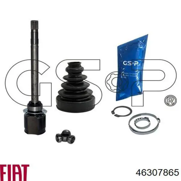 Піввісь передня, права Fiat/Alfa/Lancia 46307865 ціна, від 139.02 USD