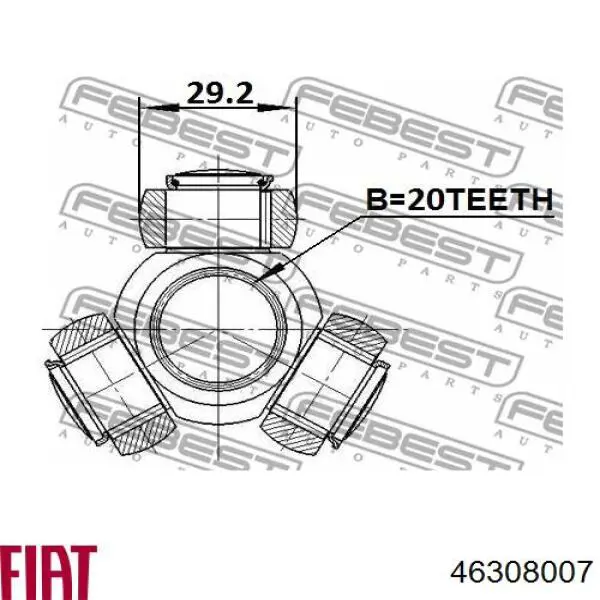  46308007 Fiat/Alfa/Lancia