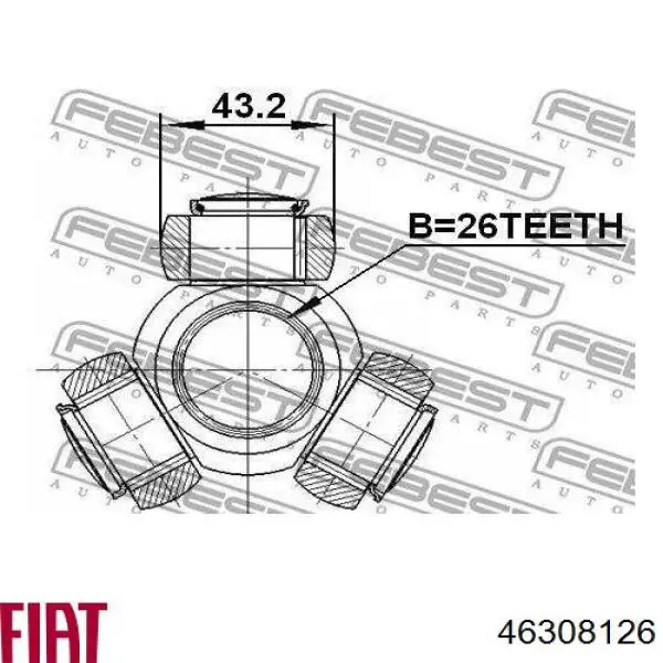 Тришип 46308126 Fiat/Alfa/Lancia