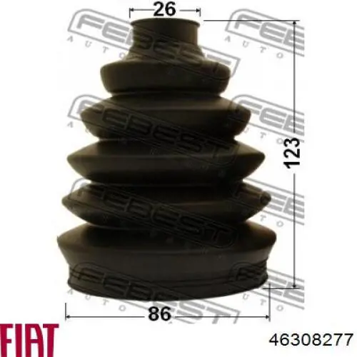 Купити 46308277 Fiat/Alfa/Lancia Пильник шарніра приводу
