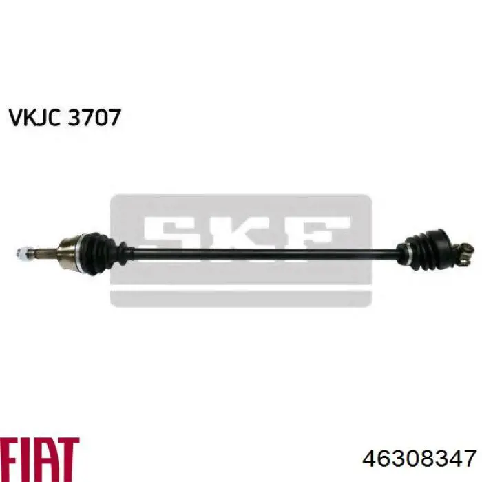 46308347 Fiat/Alfa/Lancia Привід передній правий