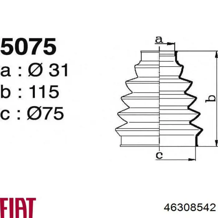  46308542 Fiat/Alfa/Lancia