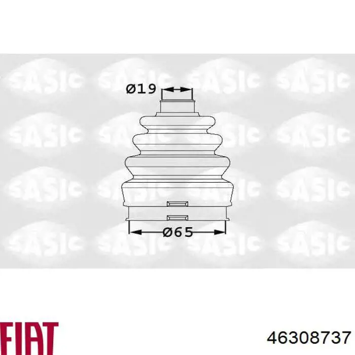  Fiat/Alfa/Lancia 46308737 ціна, від 15.10 USD
