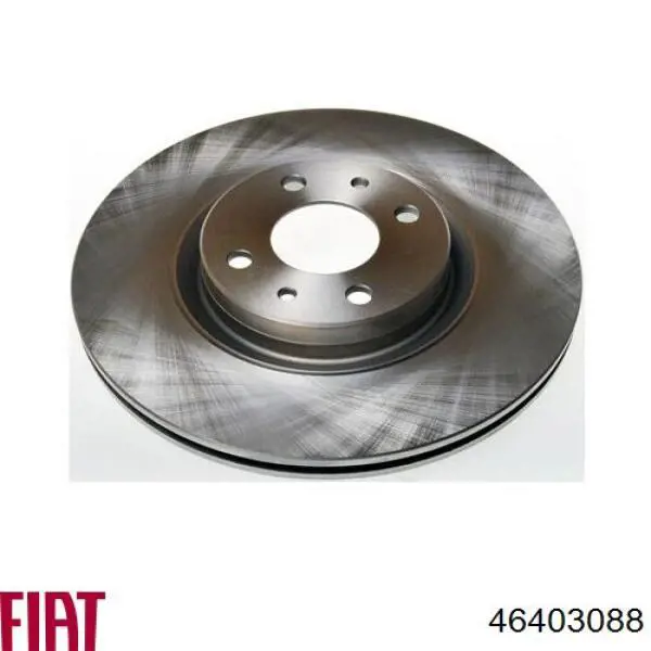 Диск переднього гальма Fiat/Alfa/Lancia 46403088 ціна, від 30.53 USD