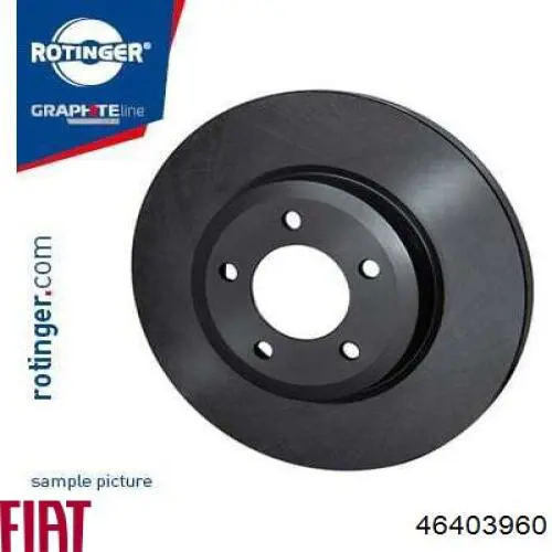 Купити 46403960 Fiat/Alfa/Lancia Диск заднього гальма