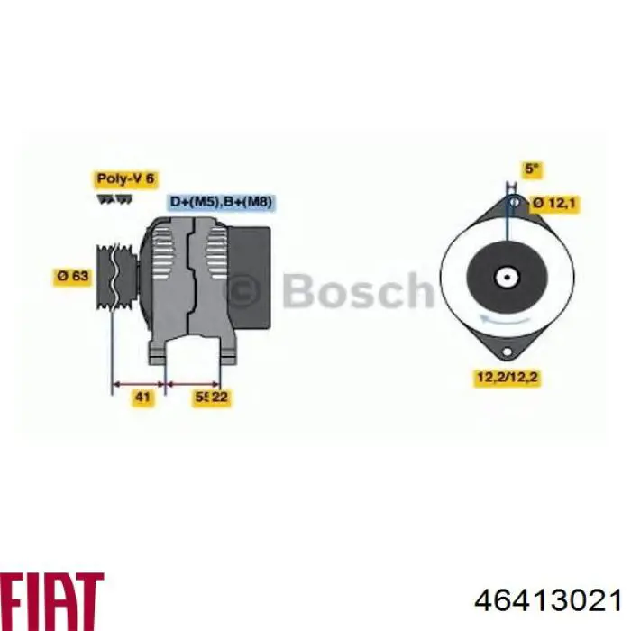 Генератор Jurid/Bendix CA1222IR ціна, від 148.48 USD