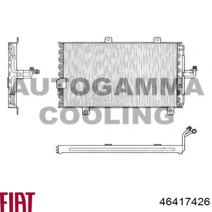 46417426 Fiat/Alfa/Lancia Конденсатор
