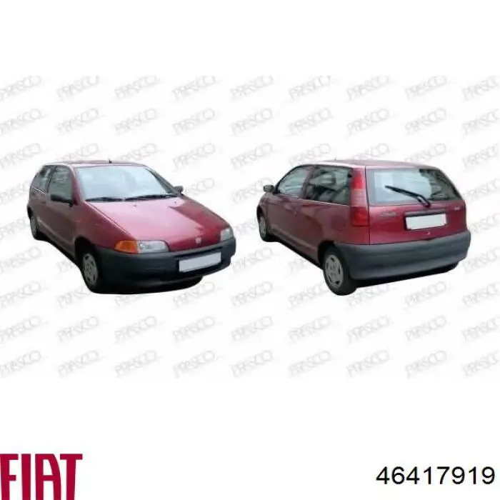 Ручка передньої двері зовнішня ліва 46417919 Fiat/Alfa/Lancia