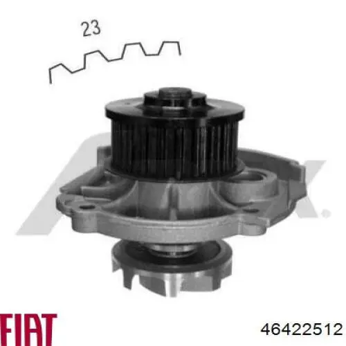 Купити 46422512 Fiat/Alfa/Lancia Насос охолоджуючої рідини