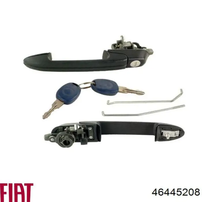 Ручка передньої двері зовнішня права 46445208 Fiat/Alfa/Lancia