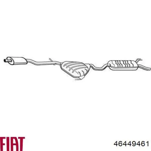 Купити 46449461 Fiat/Alfa/Lancia Вихлоп