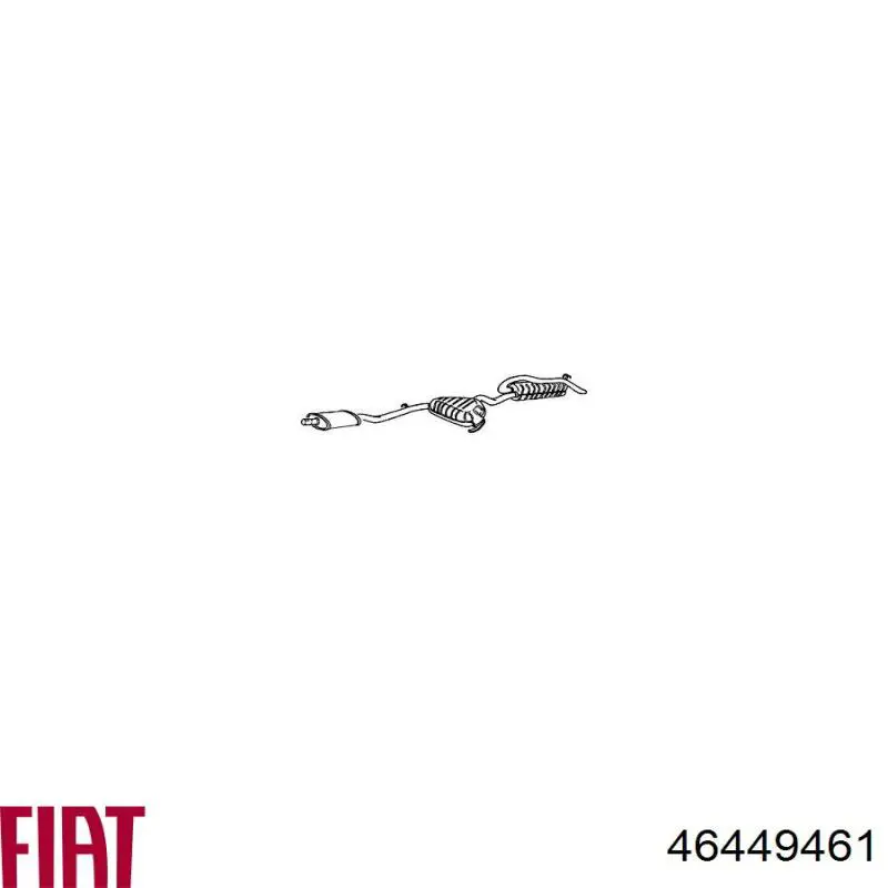 Вихлопна труба Fiat/Alfa/Lancia 46449461 ціна, від 109.57 USD