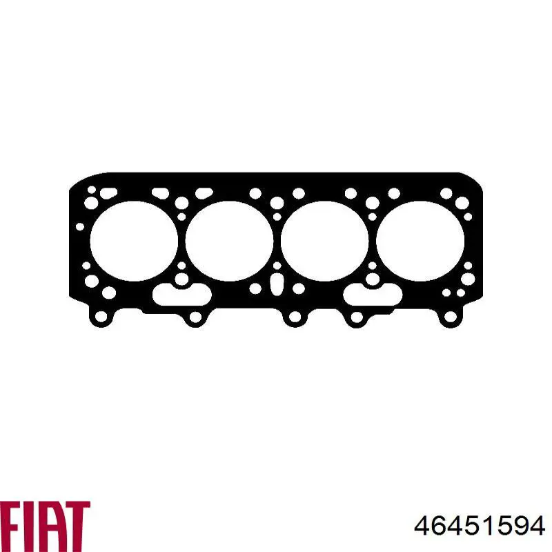 46451594 Fiat/Alfa/Lancia прокладка головки блока циліндрів (гбц)