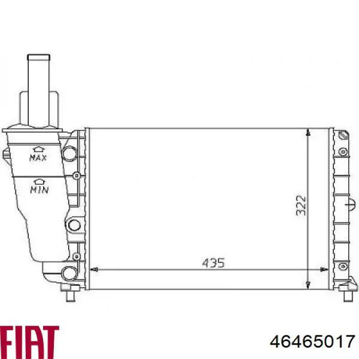 Радіатор 30170803 Polcar