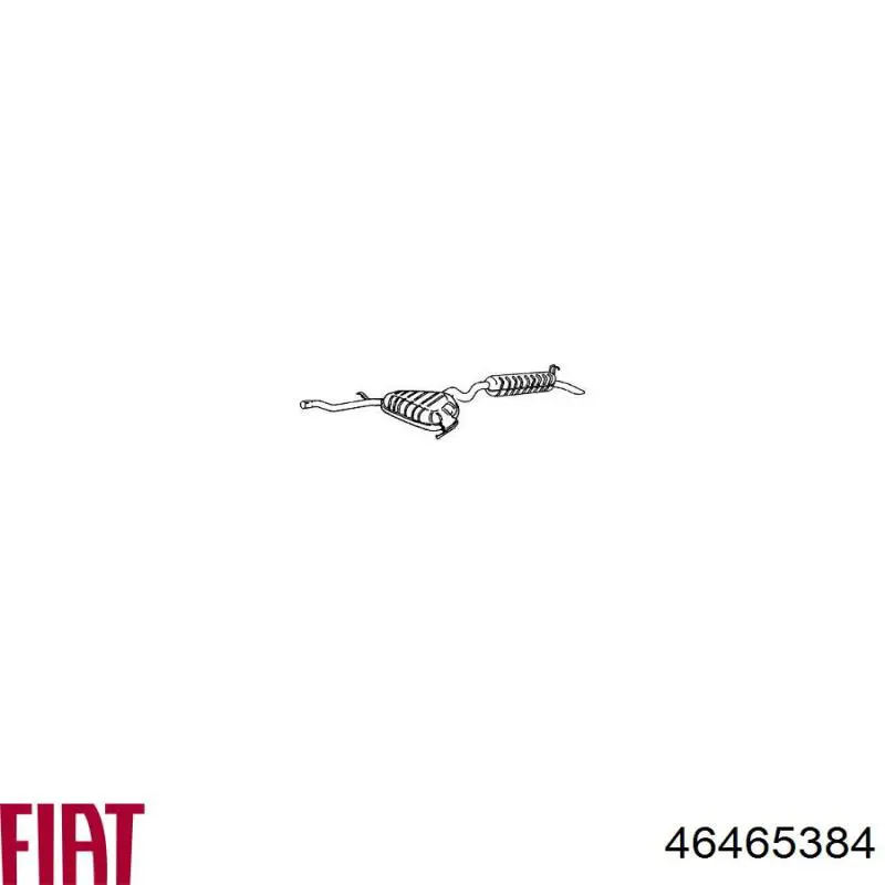 Купити 46465384 Fiat/Alfa/Lancia Вихлоп