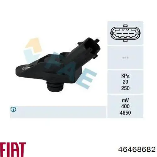 46468682 Fiat/Alfa/Lancia Датчик наддува