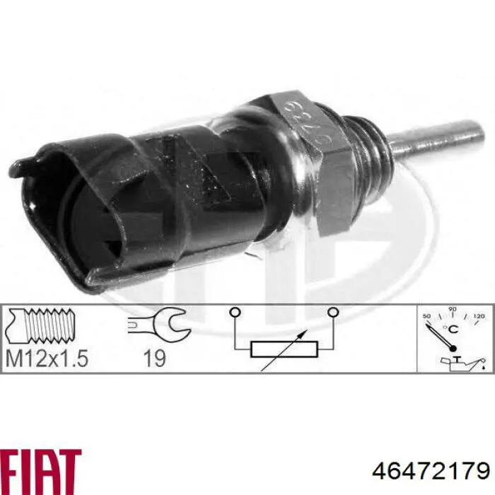 Купити 46472179 Fiat/Alfa/Lancia Датчик температури охолоджуючої рідини