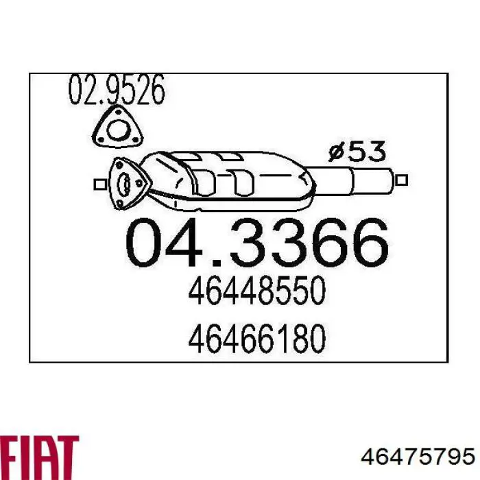  0046473014 Fiat/Alfa/Lancia