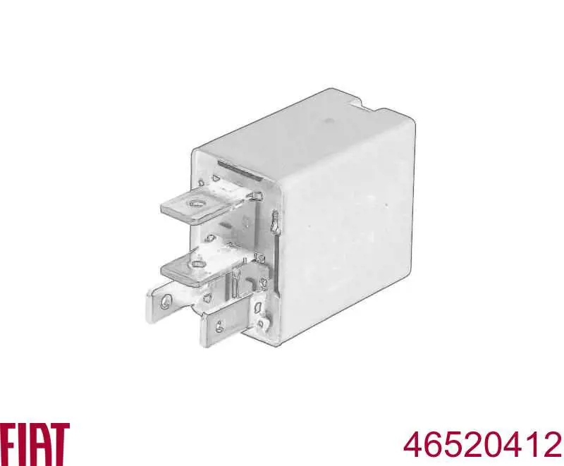 Реле вентилятора Fiat/Alfa/Lancia 46520412 ціна, від 5.93 USD