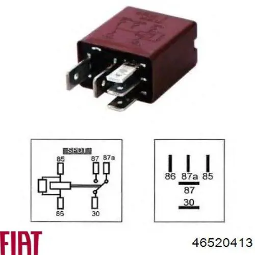 Купити 46520413 Fiat/Alfa/Lancia Реле електричне багатофункціональне