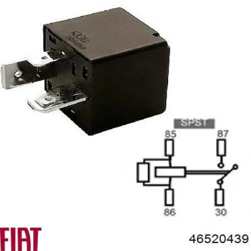 46520439 Fiat/Alfa/Lancia Реле високого струму