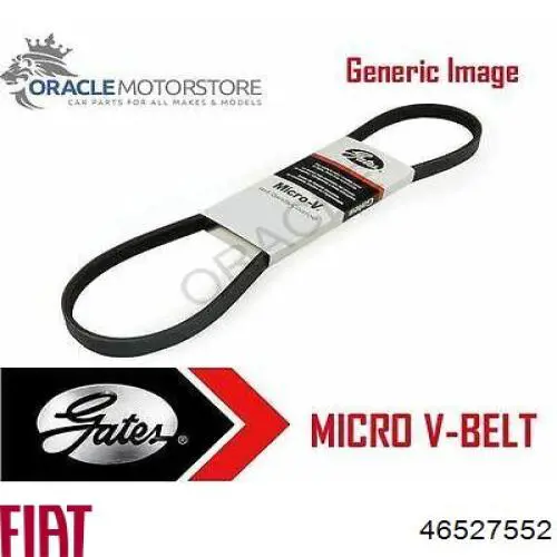 Ремінь генератора 46527552 Fiat/Alfa/Lancia