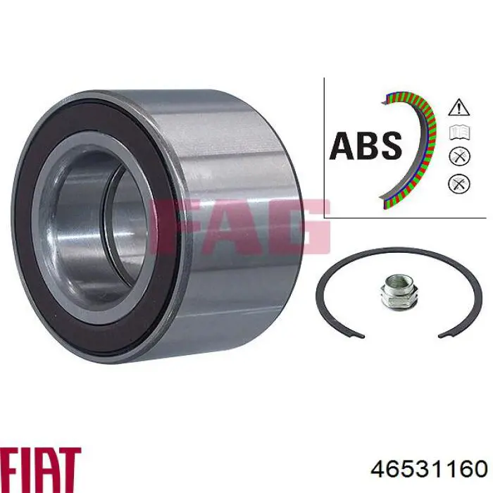 Купити 46531160 Fiat/Alfa/Lancia Підшипник ступиці передньої