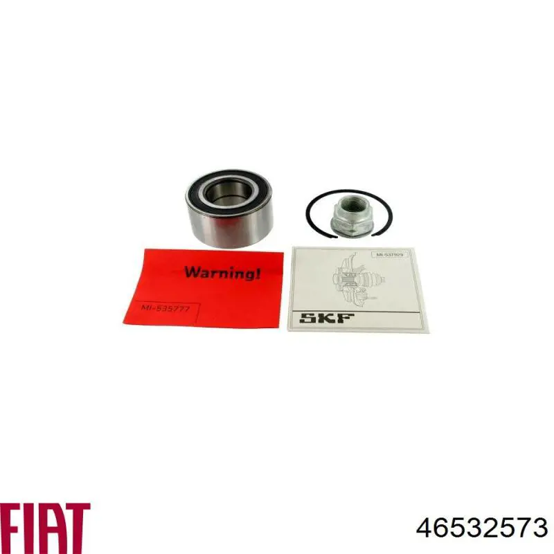 Комплект підшипник маточини передньої Fiat/Alfa/Lancia 46532573 ціна, від 29.21 USD