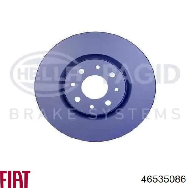 Диск гальмівний передній Fiat/Alfa/Lancia 46535086
