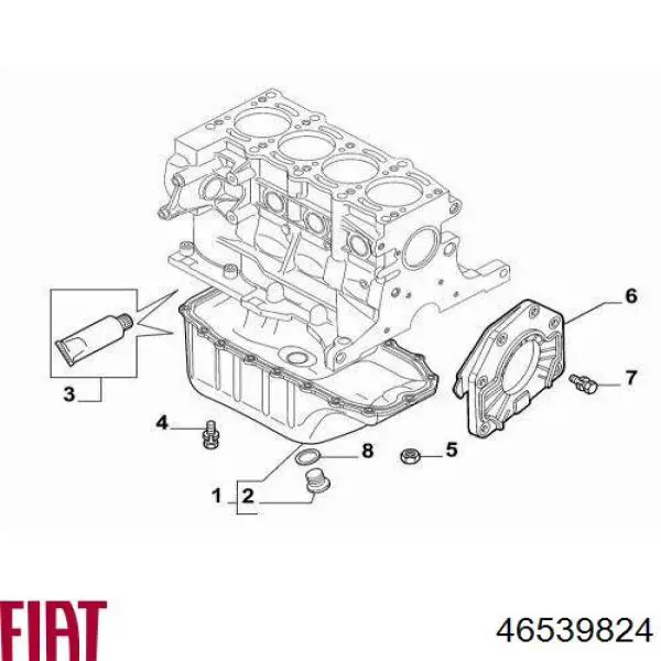Сальник колінвала двигуна, задній BGA OC6355 ціна, від 24.08 USD