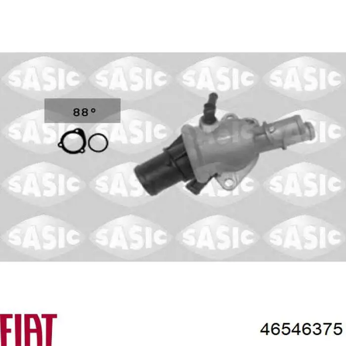 Кожух термостата Fiat/Alfa/Lancia 46546375 ціна, від 34.20 USD