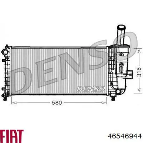 Радіатор 46546944 Fiat/Alfa/Lancia