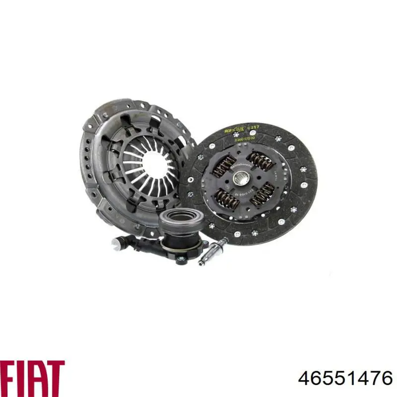 Комплект зчеплення (3 частини) Fiat/Alfa/Lancia 46551476 ціна, від 185.55 USD