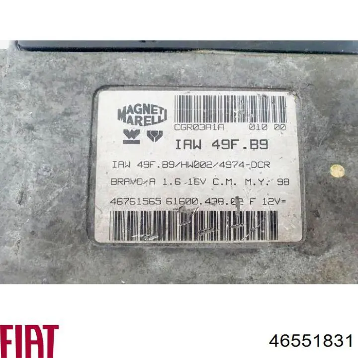  Fiat/Alfa/Lancia 46744739 ціна, від 148.45 USD
