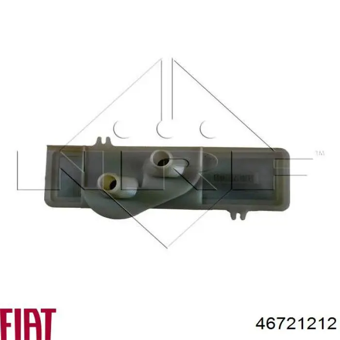 Радіатор пічки 46721212 Fiat/Alfa/Lancia