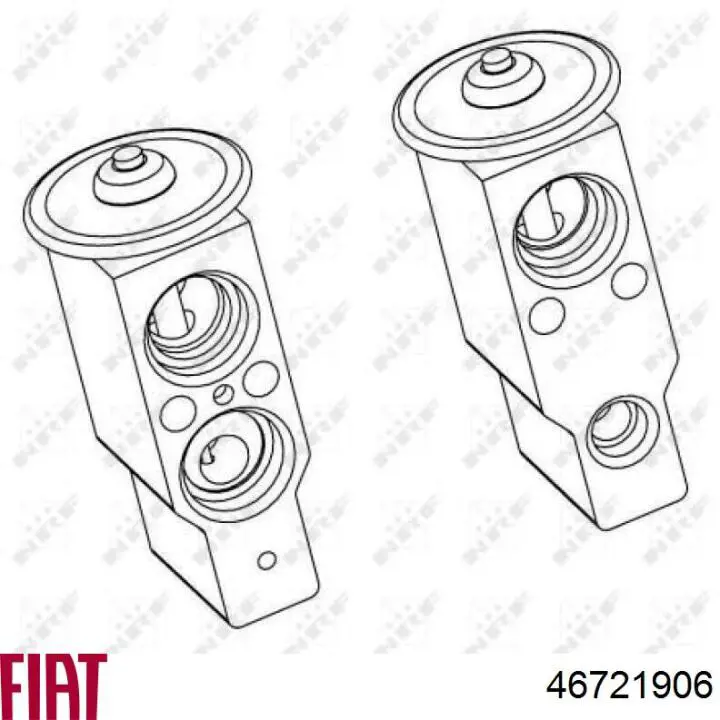 Клапан TRV, кондиціонера Fiat/Alfa/Lancia 46721906 ціна, від 19.26 USD