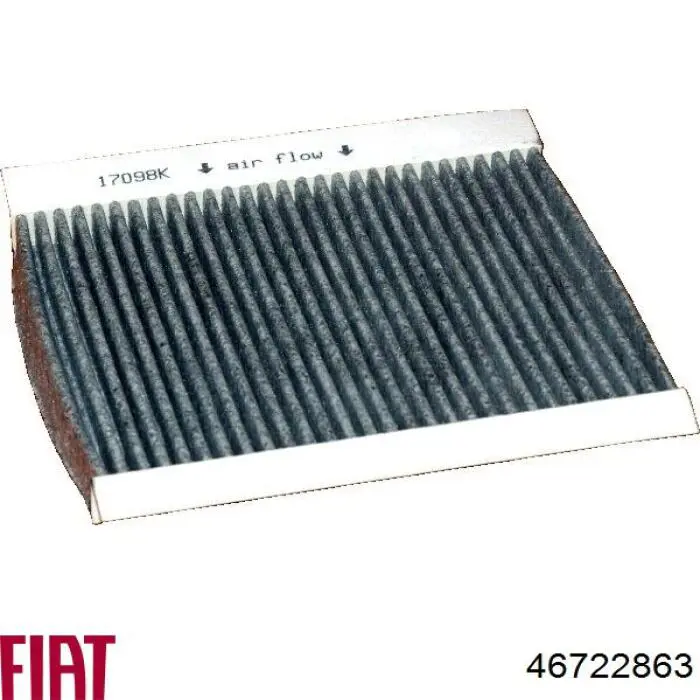 Фільтр повітряний обігрівача Fiat/Alfa/Lancia 46722863 ціна, від 3.95 USD