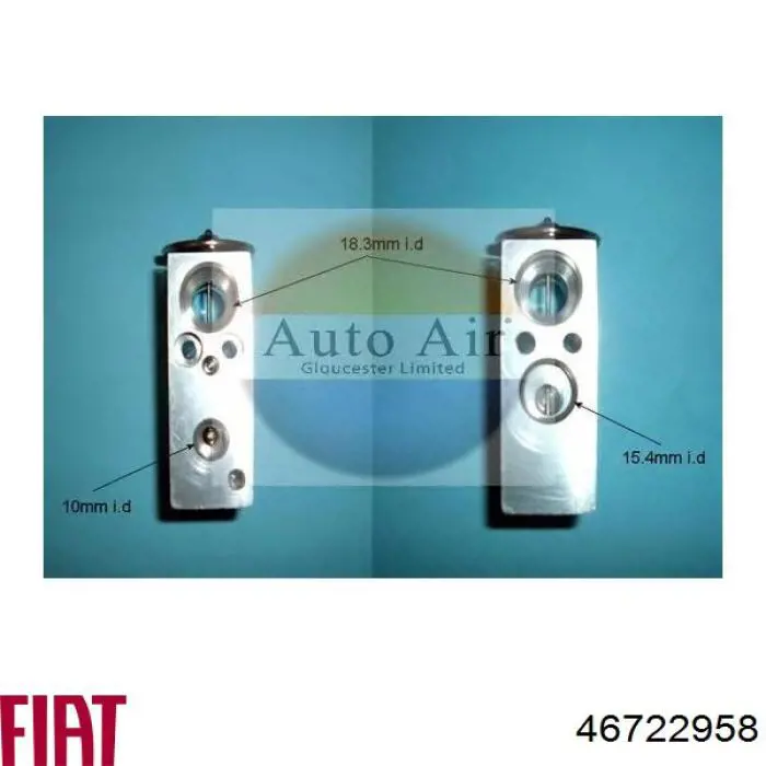 Клапан TRV, кондиціонера Fiat/Alfa/Lancia 46722958 ціна, від 26.12 USD