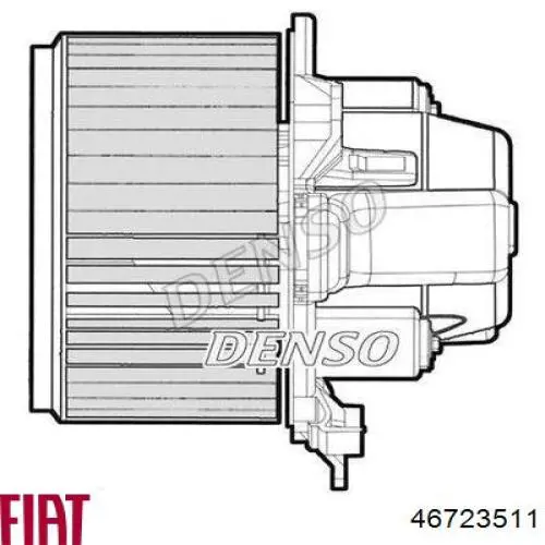 Двигун вентилятора пічки (обігрівача салону) Fiat/Alfa/Lancia 46723511 ціна, від 80.35 USD