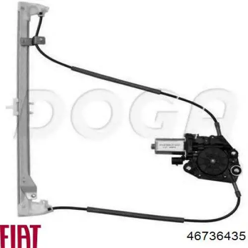 Склопідйомник з електродвигуном Fiat/Alfa/Lancia 46736435 ціна, від 86.35 USD