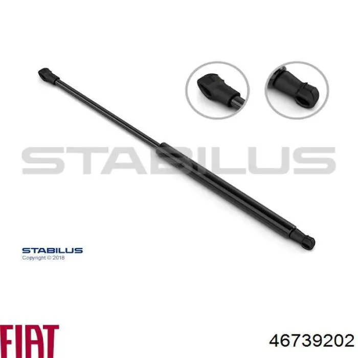 Купити 46739202 Fiat/Alfa/Lancia Амортизатор під капот